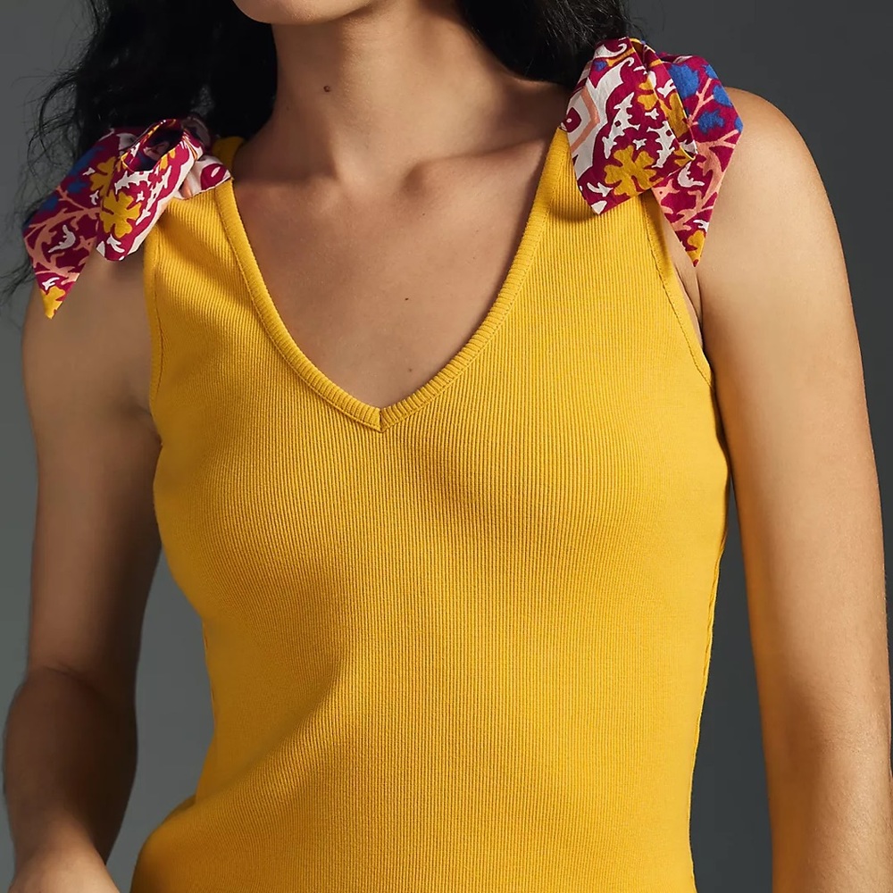 Maeve by Anthropologie Bow-Tie Tank - XS